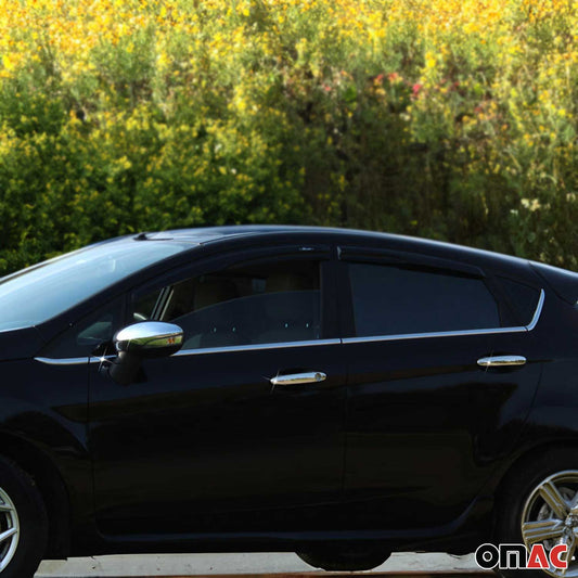 Fensterleisten Zierleisten für Ford Fiesta 2008-2017 Edelstahl Chrom 6tlg
