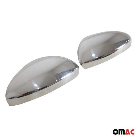 Spiegelkappen Spiegelabdeckung für Dacia Sandero III HB 2021-2025 Edelstahl 2x