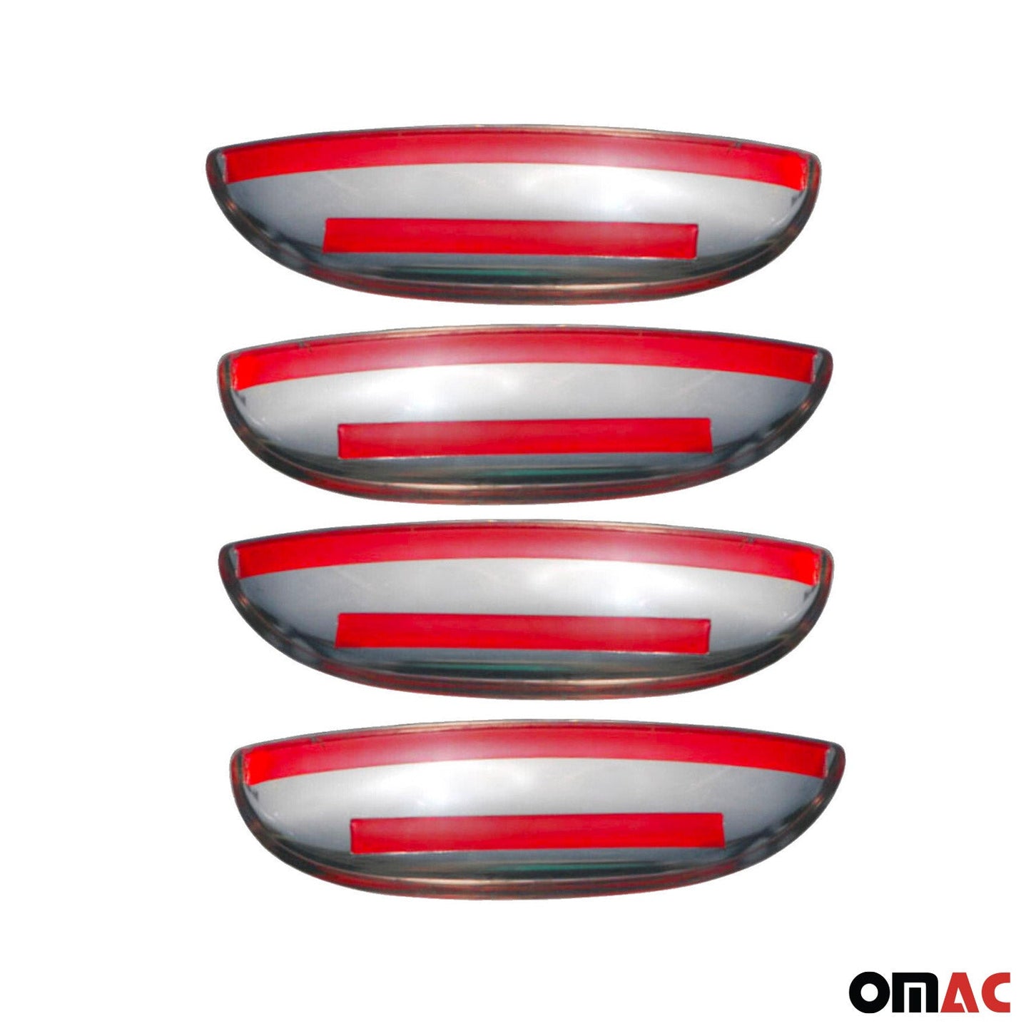 Osłona klamki, zaślepki klamek do Fiata Palio 1996-2000, 4-drzwiowy, stal nierdzewna, srebrny, 4x