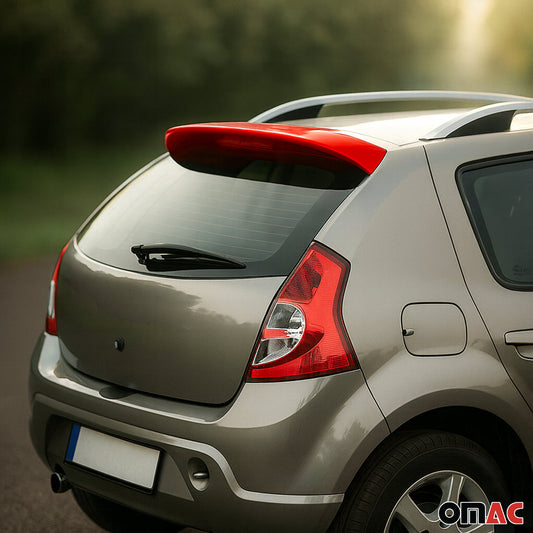 Spojler tylny/dachowy do Dacii Sandero i Stepway 2012-2020, lakierowany na czerwono, ABS