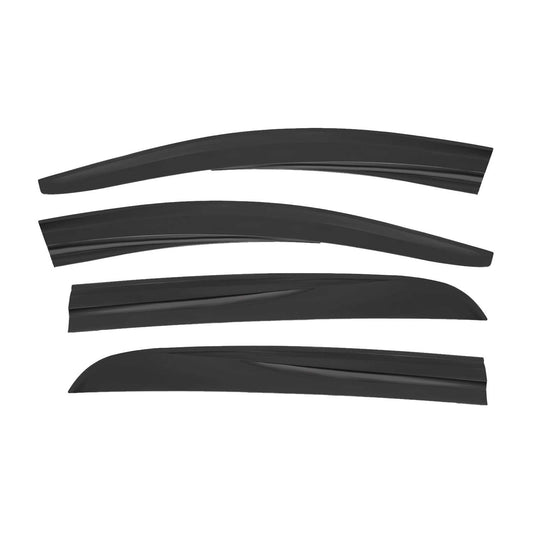 4x Windabweiser Regenabweiser für Opel Corsa D Schrägheck 2006-2015 Acryl Dunkel