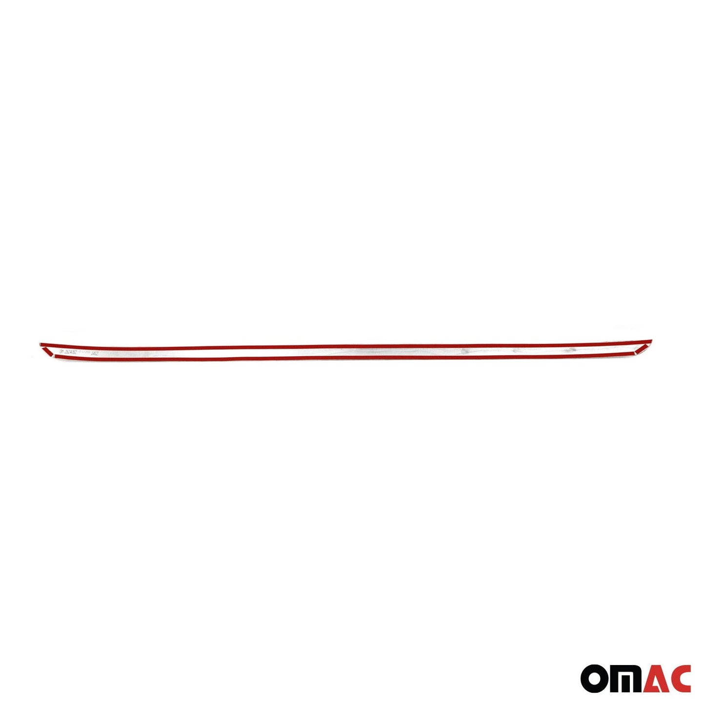 Bandă decorativă portbagaj, bandă decorativă spate pentru Opel Combo D Fiat Doblo, partea inferioară din oțel inoxidabil cromat