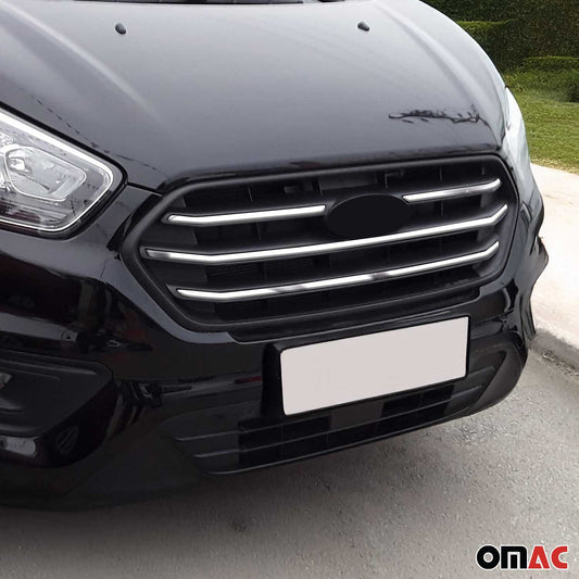 Benzi decorative grilă auto pentru Ford Tourneo Connect 2015-2021, cromate, 4x