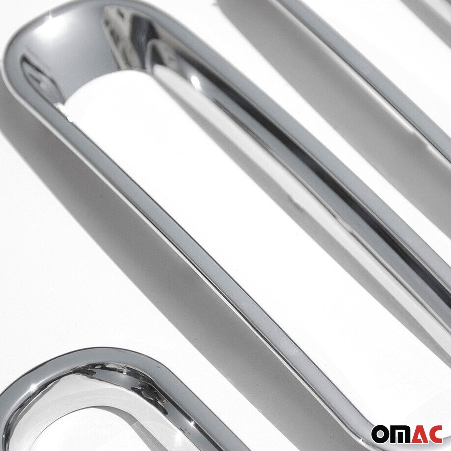 Kühlergrill Leisten Grillleisten für Jeep Wrangler 2007-2019 Chrom ABS Silber 7x