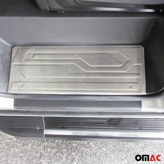 Protecții prag ușă pentru Ford Transit Custom 2013-2024, oțel inoxidabil, 4x