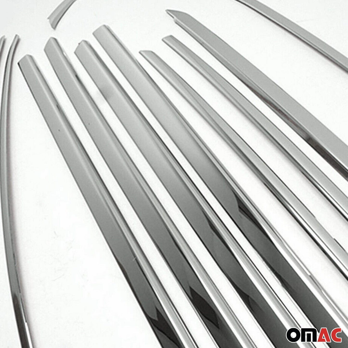 Fensterleisten Zierleisten für Fiat Tipo Kombi 2015-2025 Edelstahl Chrom 12tlg