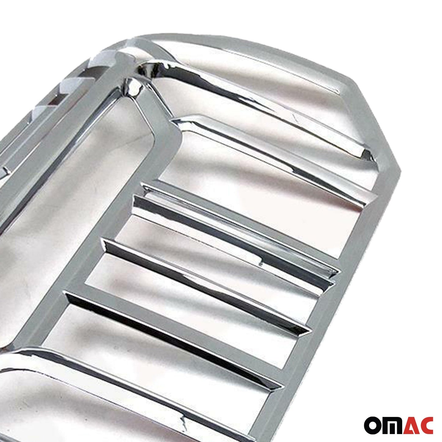 Rücklicht Leisten Heckleuchte für VW Caddy 2015-2020 Chrom ABS Silber 2tlg