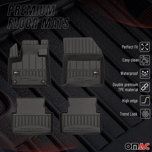 Covorașe auto Citroen C5 Aircross 2018-2025 TPE Negru 4 buc