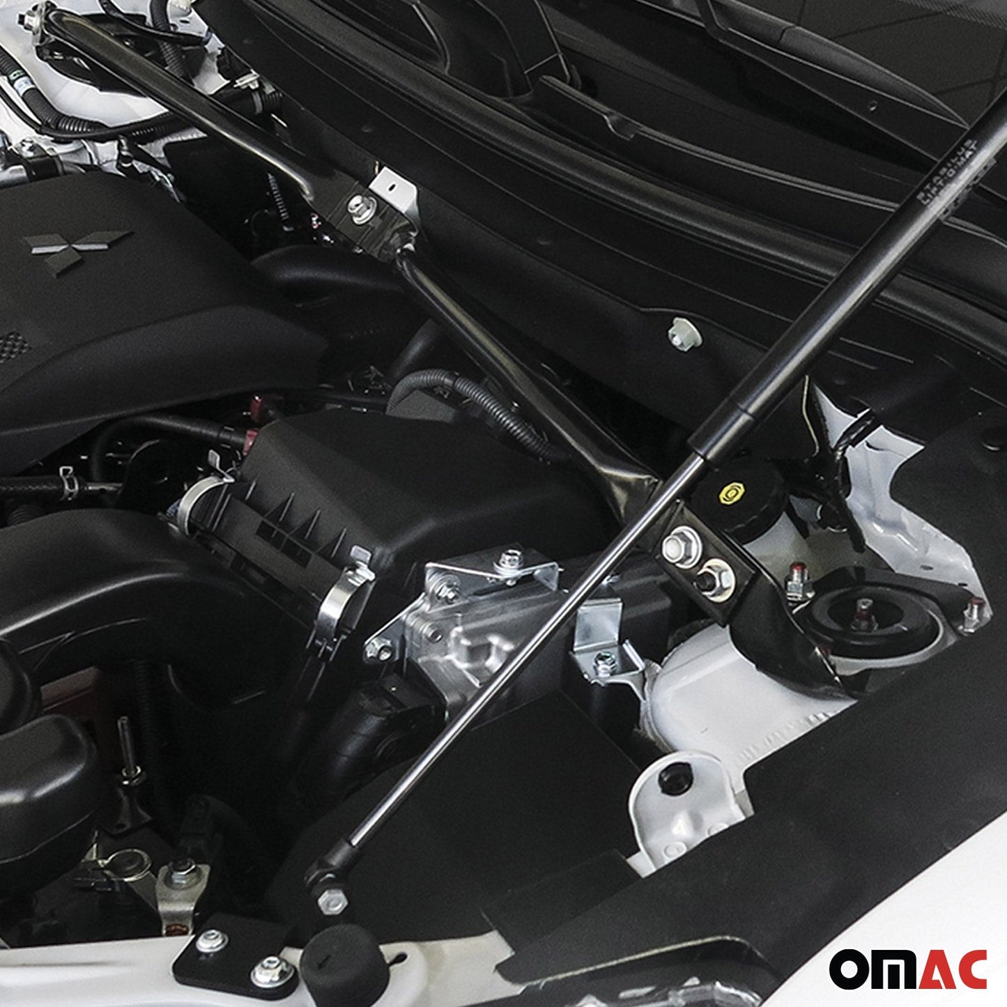 2x Amortizoare capotă arcuri cu gaz pentru Mitsubishi Eclipse 2018-2020 oțel