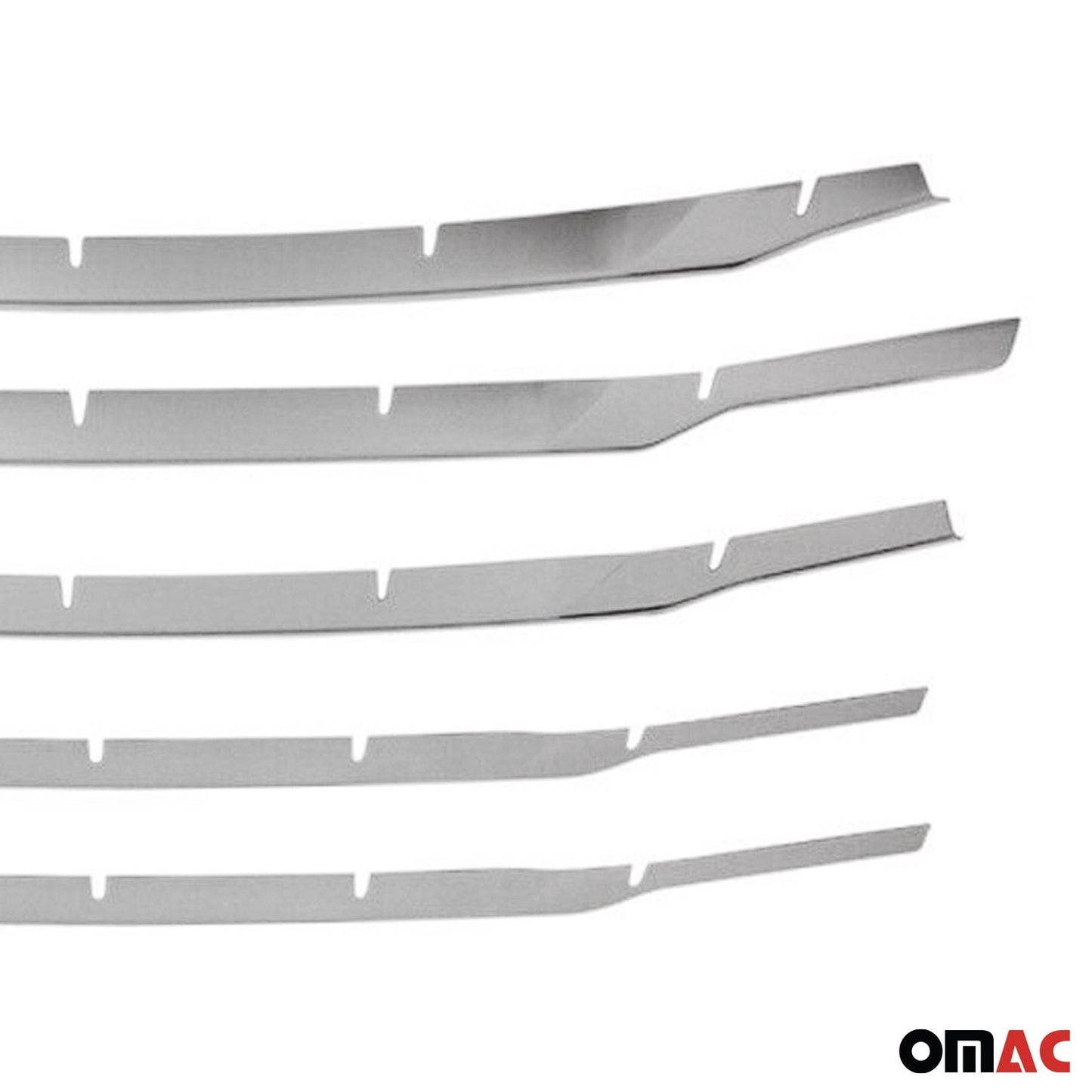 Benzi decorative grilă auto pentru Ford Tourneo Transit Courier 2018-2024, crom închis, 5x