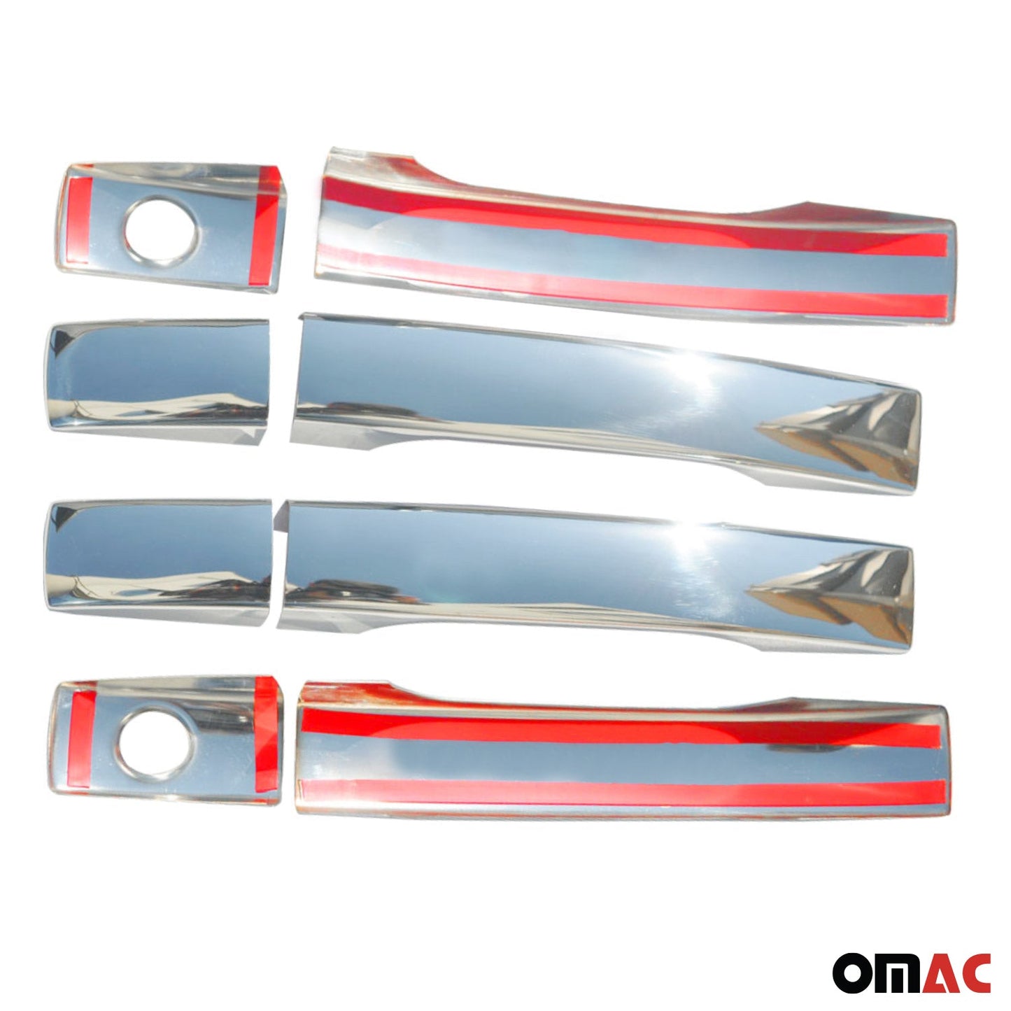 Türgriff Blende Türgriffkappen für Ssangyong Kyron 2007-2014 4 Tür Edelstahl 8x