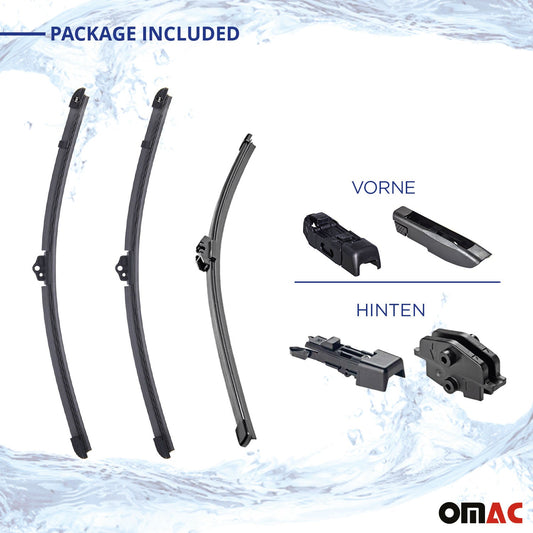 Set ștergătoare de parbriz față și spate Renault Clio IV Hatchback Wagon SWF 2012-2021