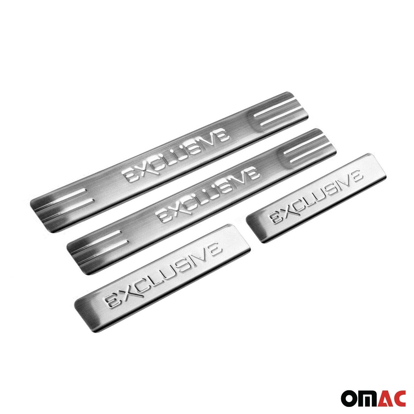 Ornamente prag uși exclusive pentru Skoda Yeti 2009-2017, oțel inoxidabil, 4x