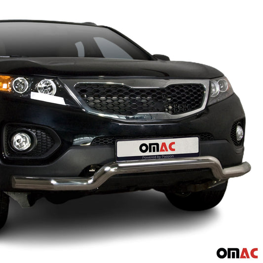 Bară de protecție față, bară de protecție față pentru Kia Sorento 2010-2012, oțel, omologat ABE, argintiu