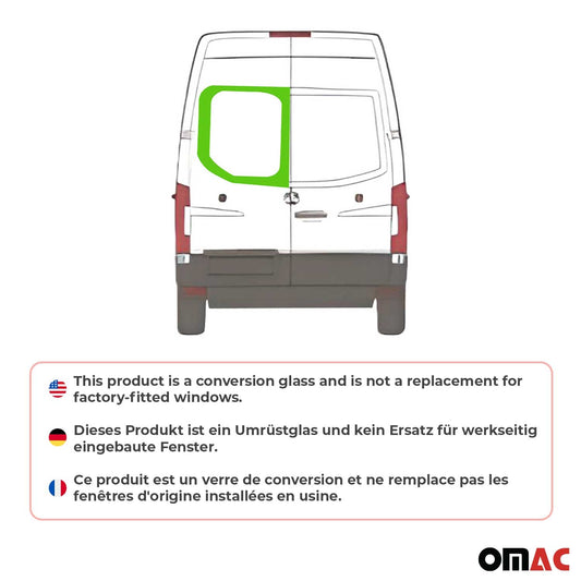 Heckscheibe Fenster für Mercedes Sprinter W907 2018-2025 Links L1 L2 L3 L4
