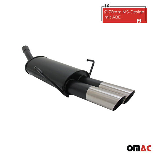 Novus Sportauspuff für Opel Astra H Caravan 2x76mm MS-Design mit ABE