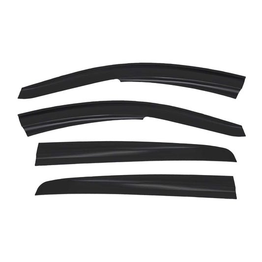 4x Windabweiser Regenabweiser für Opel Astra G 1998-2005 Acryl Dunkel