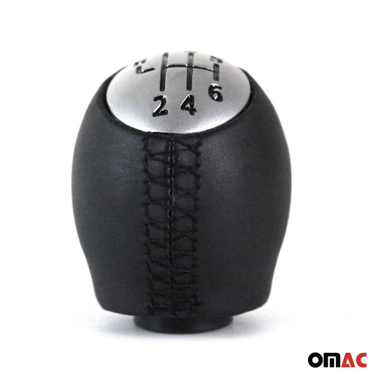 Schaltknopf Schaltknauf für Renault Fluence 2010-2025 6 gang Kunstleder Schwarz