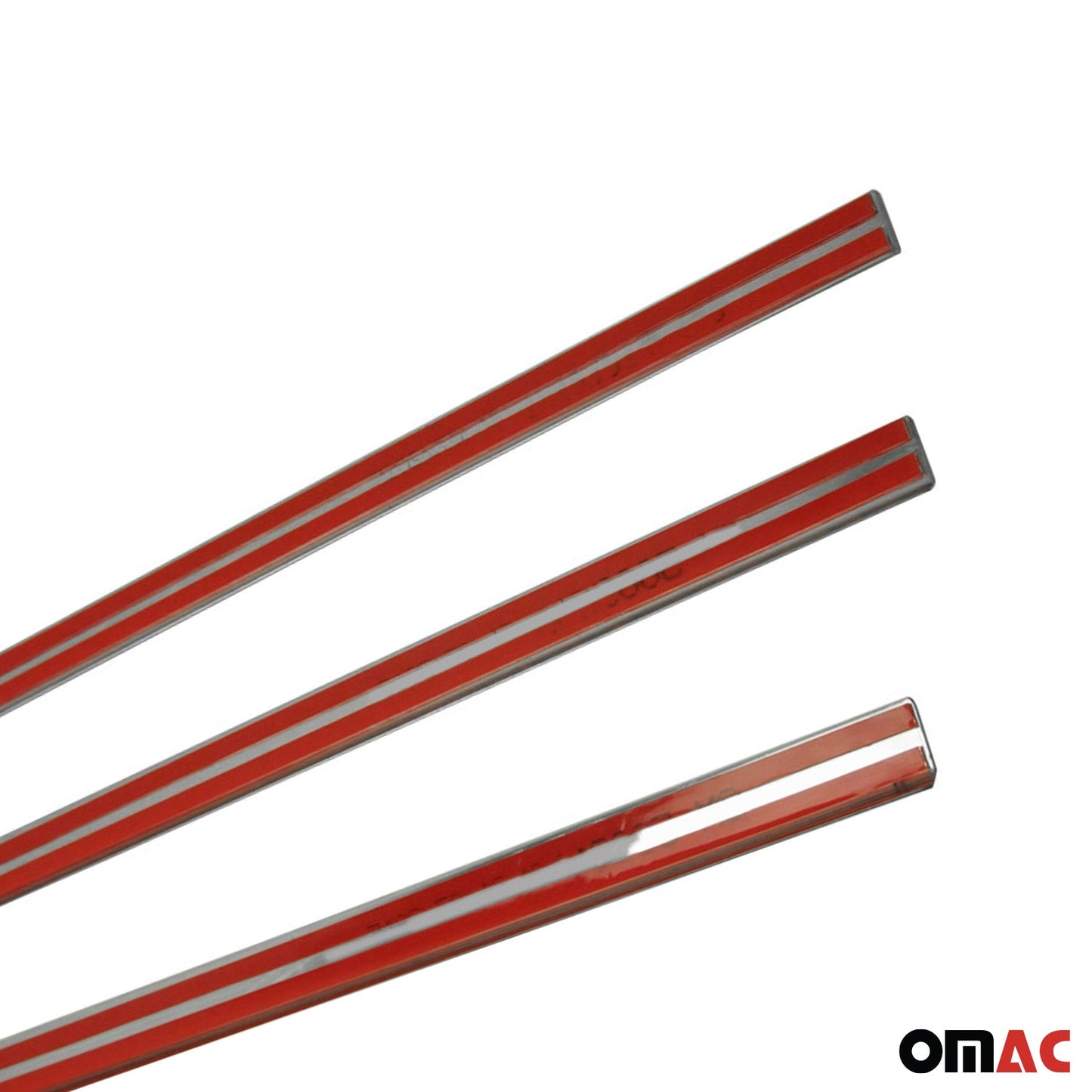 Benzi decorative geamuri Suzuki Equator 2006-2012 4 uși, oțel inoxidabil cromat, 4x