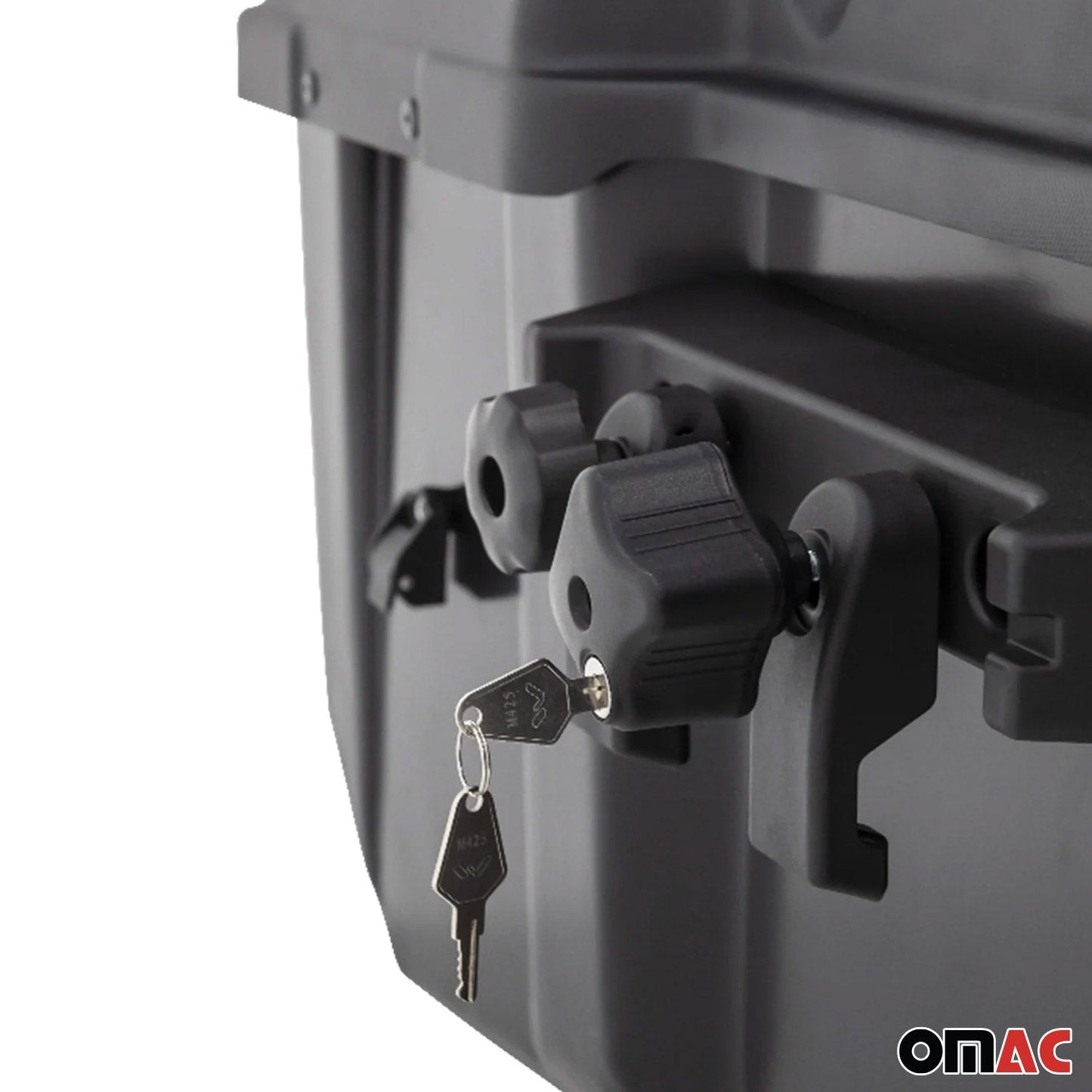 Menabo Heckträger Heckbox Transportbox Heckkoffer Auto Box Schwarz Mizar 300L