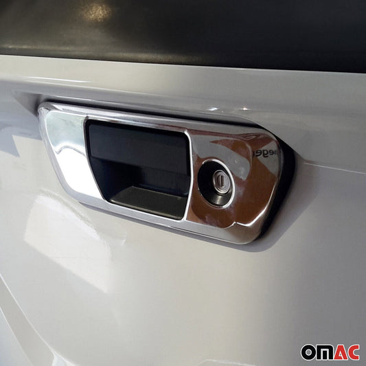 Bandă decorativă portbagaj/hayon pentru Nissan Navara 2016-2020, oțel inoxidabil cromat