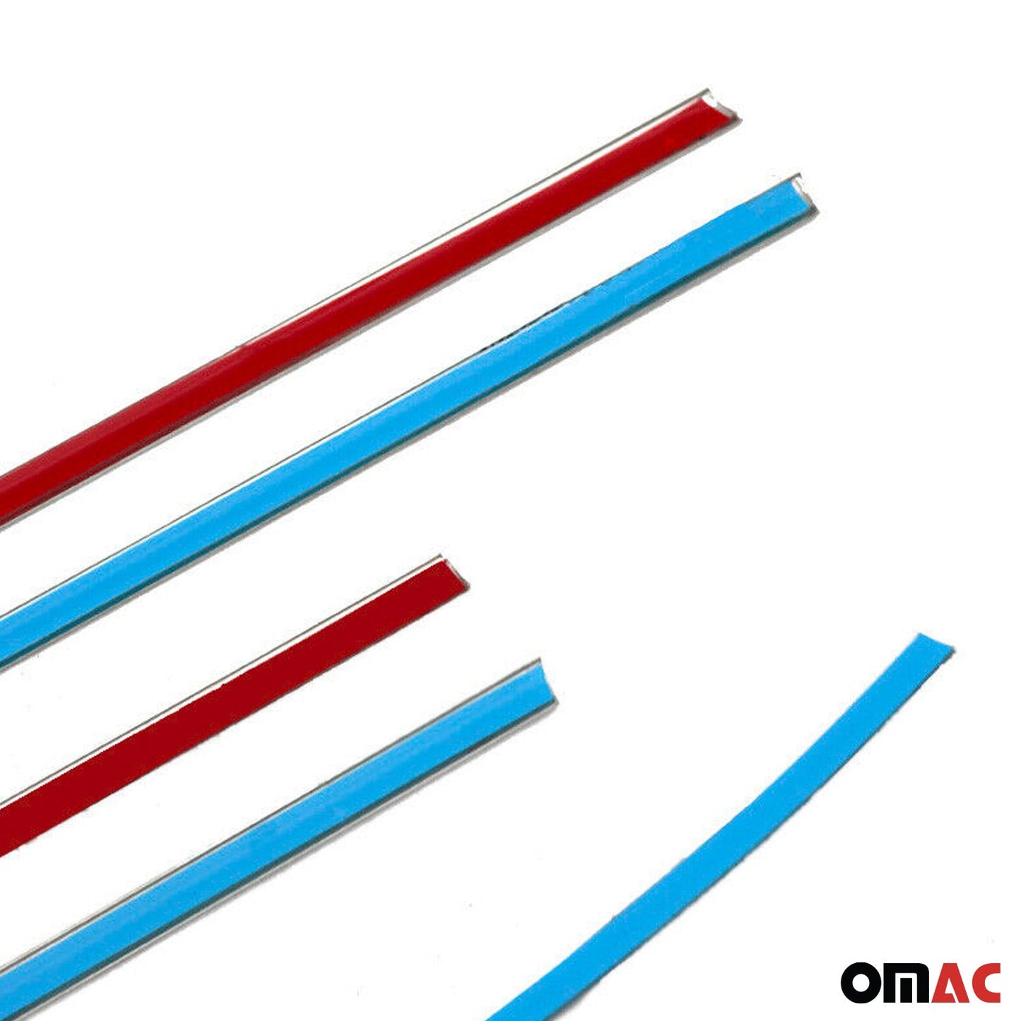 Benzi decorative pentru geamuri Hyundai i10 2011-2013, oțel inoxidabil cromat, 6 bucăți