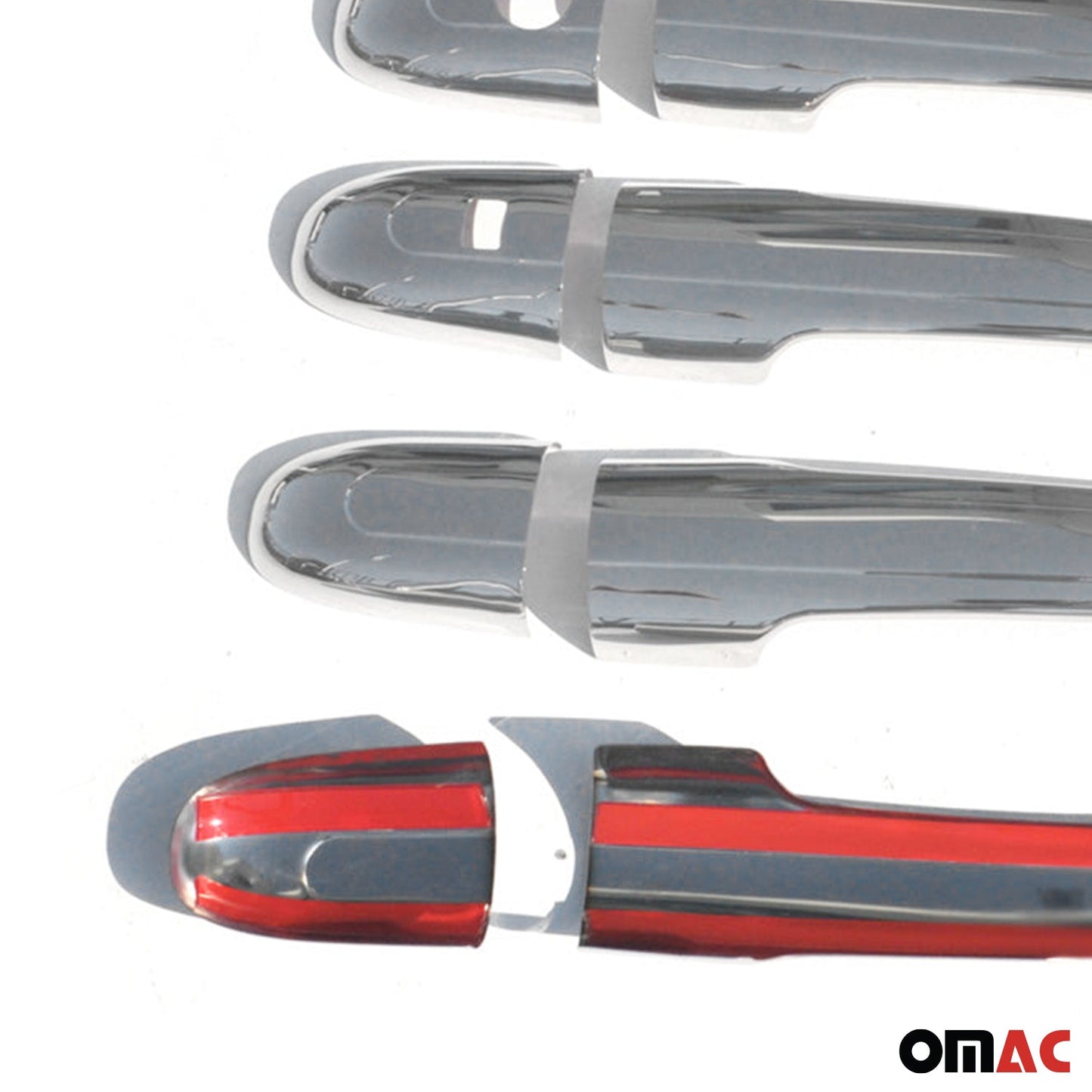 Türgriff Blende Türgriffkappen für Mercedes Vaneo 2002-2005 4-Tür Edelstahl 8x