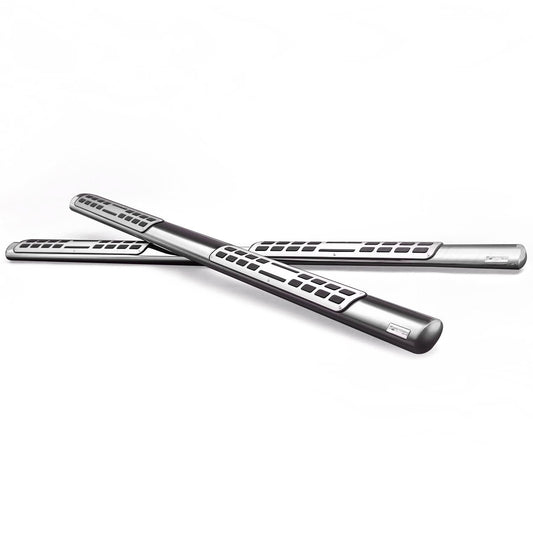 Edelstahl Seitenschweller Schwellerrohre für Hyundai Tucson 2004-2009 Silber