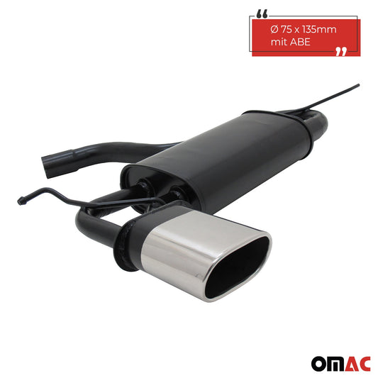 Novus Sportauspuff für Audi A3 8P Sportback / Seat Leon 1P 135x75mm mit ABE