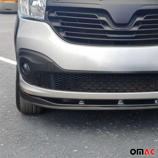 Frontspoiler Lippe Stoßstange Splitter für Renault Trafic 2014-2022 ABS Schwarzv