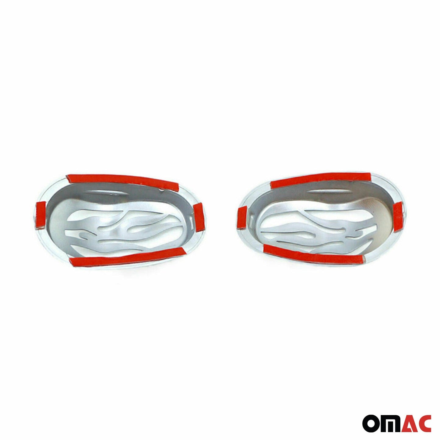 Ramă semnalizare pentru Nemo Bipper Fiorino Qubo C2 C3, set 2 piese, ABS cromat satinat