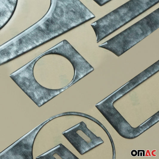 Innenraum Dekor Cockpit für Audi A3 A3 Sportback 8P 2008-2013 Titan Optik 14x