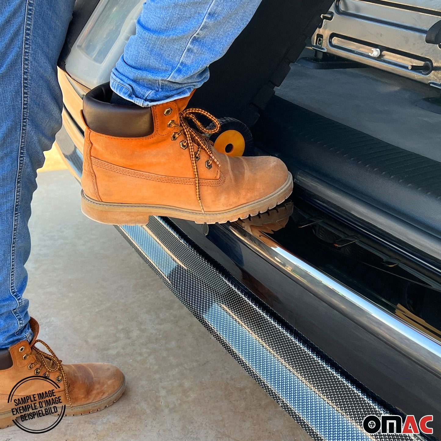 Protecție prag/bară de protecție pentru Opel Combo 2019-2024, crom închis