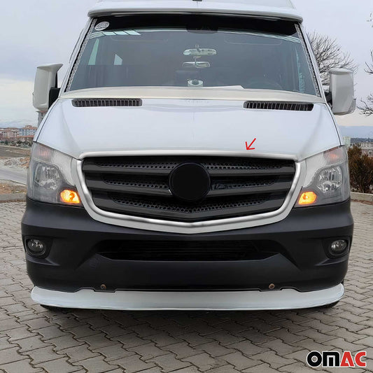 Benzi grilă radiator pentru Mercedes Sprinter 2013-2018, crom-argintiu, 2x