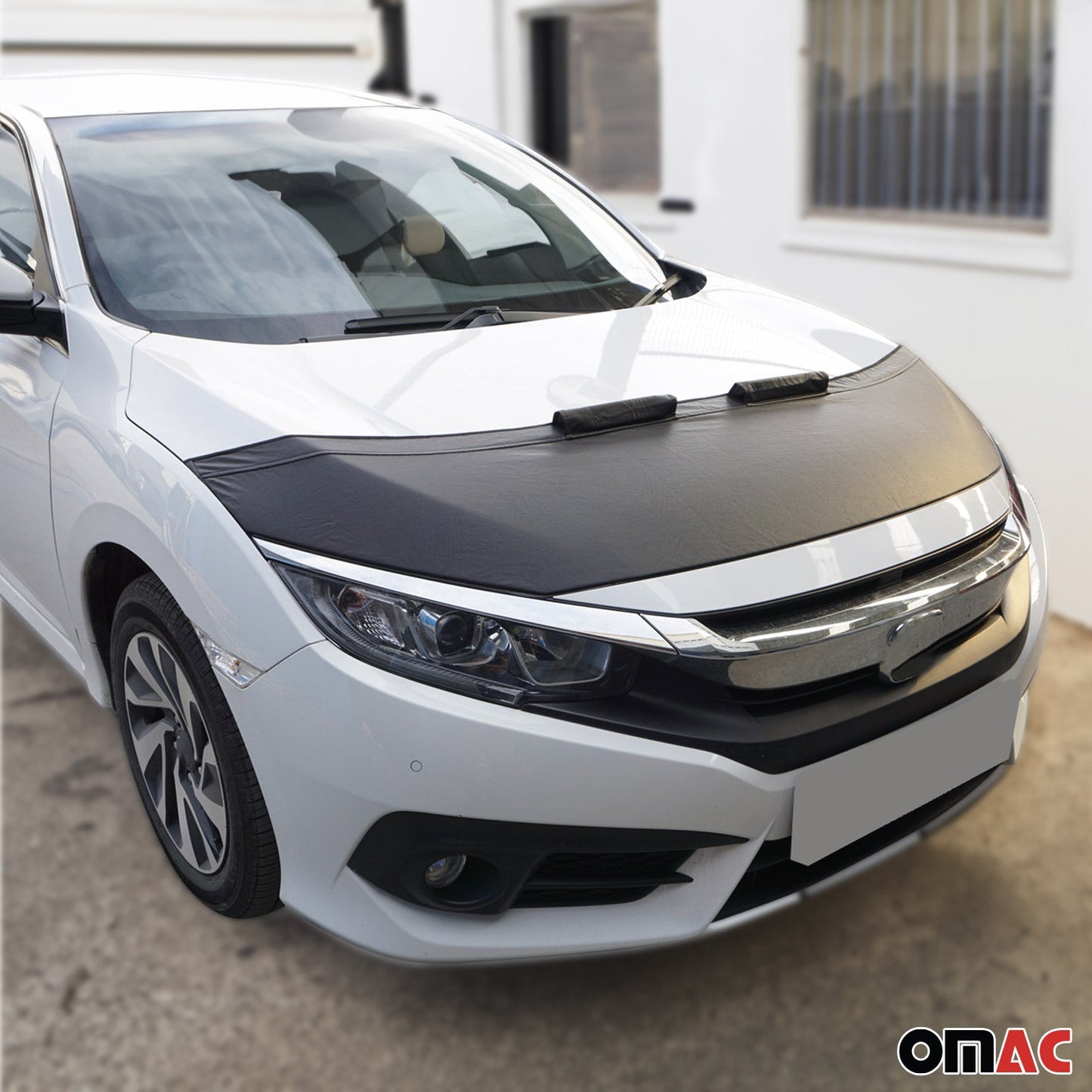 Protecție capotă auto pentru Peugeot 5008 2010-2016, jumătate neagră