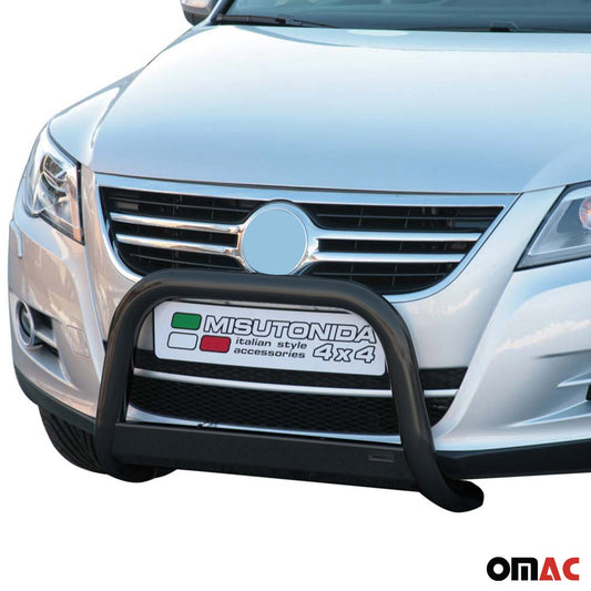 Frontbügel Frontschutzbügel für VW Tiguan 2007-2011 ø63mm Stahl Schwarz Schutz