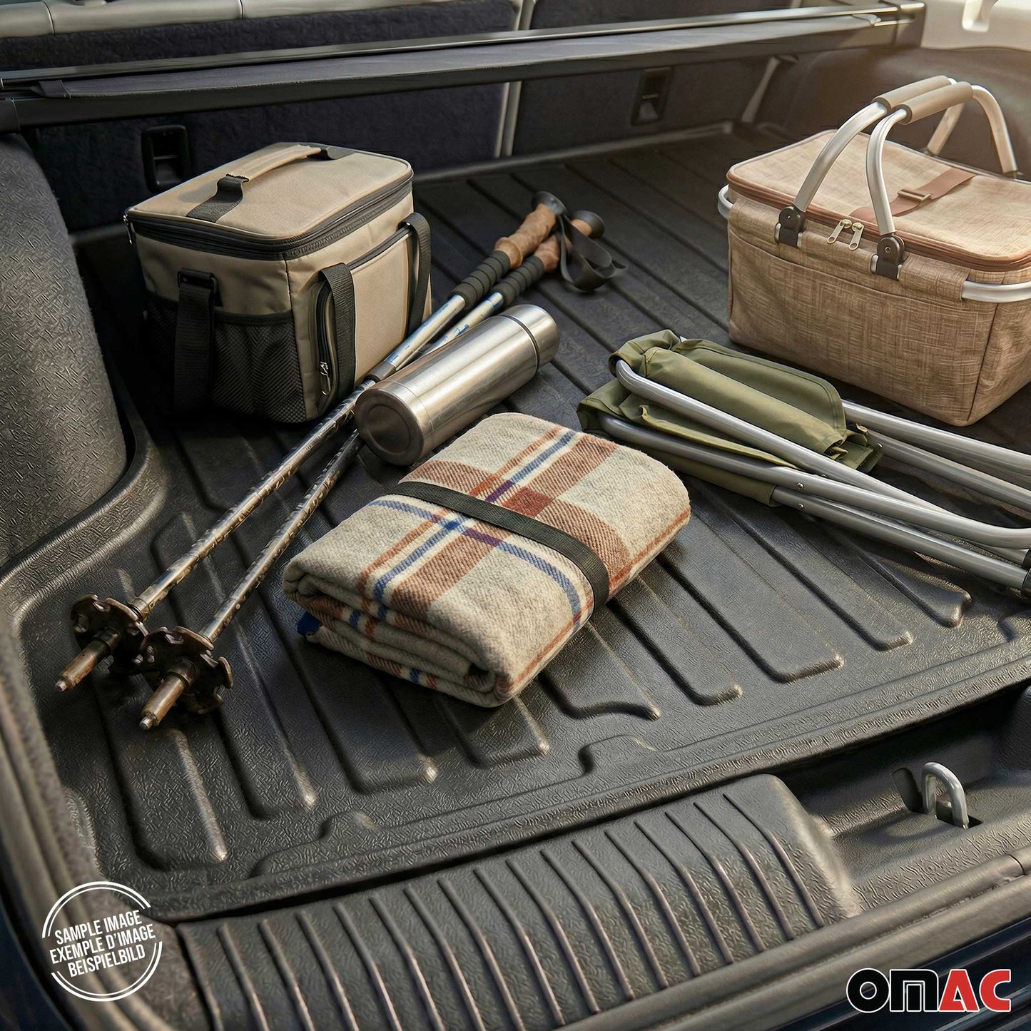 Kofferraumwanne Laderaumwanne für Opel Crossland X 2017-2021 Untere Gummi TPE