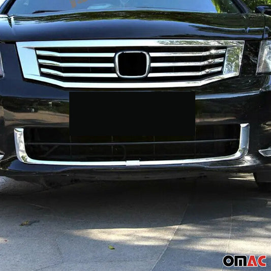 Benzi decorative grilă auto pentru Honda Accord 2008-2015, cromate, ABS argintii, 2x