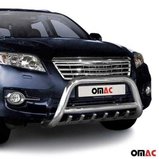 Bară de protecție/buton față pentru Toyota RAV4 2010-2013 cu omologare ABE (omologare de tip germană) oțel argintiu