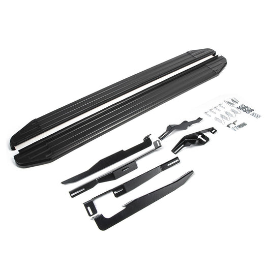 Trittbretter Seitenschweller für Opel Mokka 2012-2016 Alu Schwarz ABE