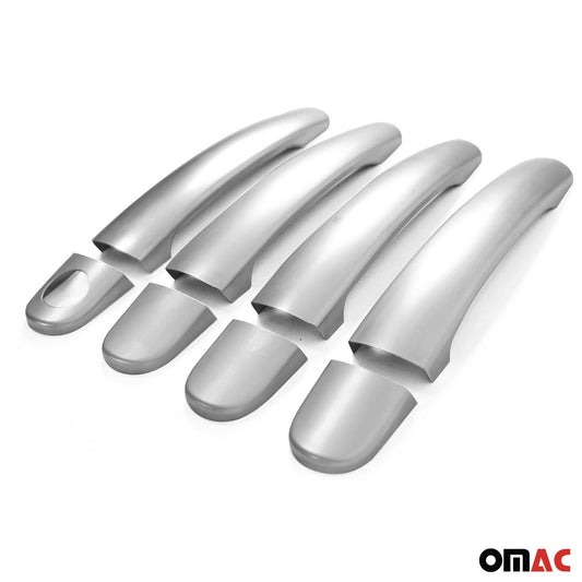 Ornamente/capace mâner ușă pentru Audi A2 2000-2005, oțel inoxidabil, finisaj mat, 8 bucăți