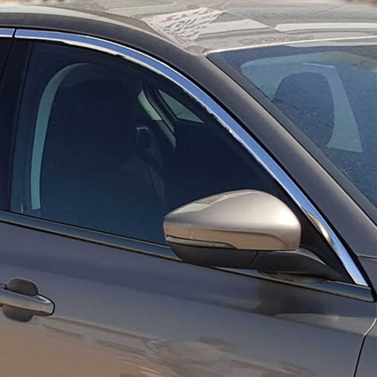 Fensterleisten Zierleisten für Ford Focus 2018-2021 Oben Edelstahl Chrom 4tlg