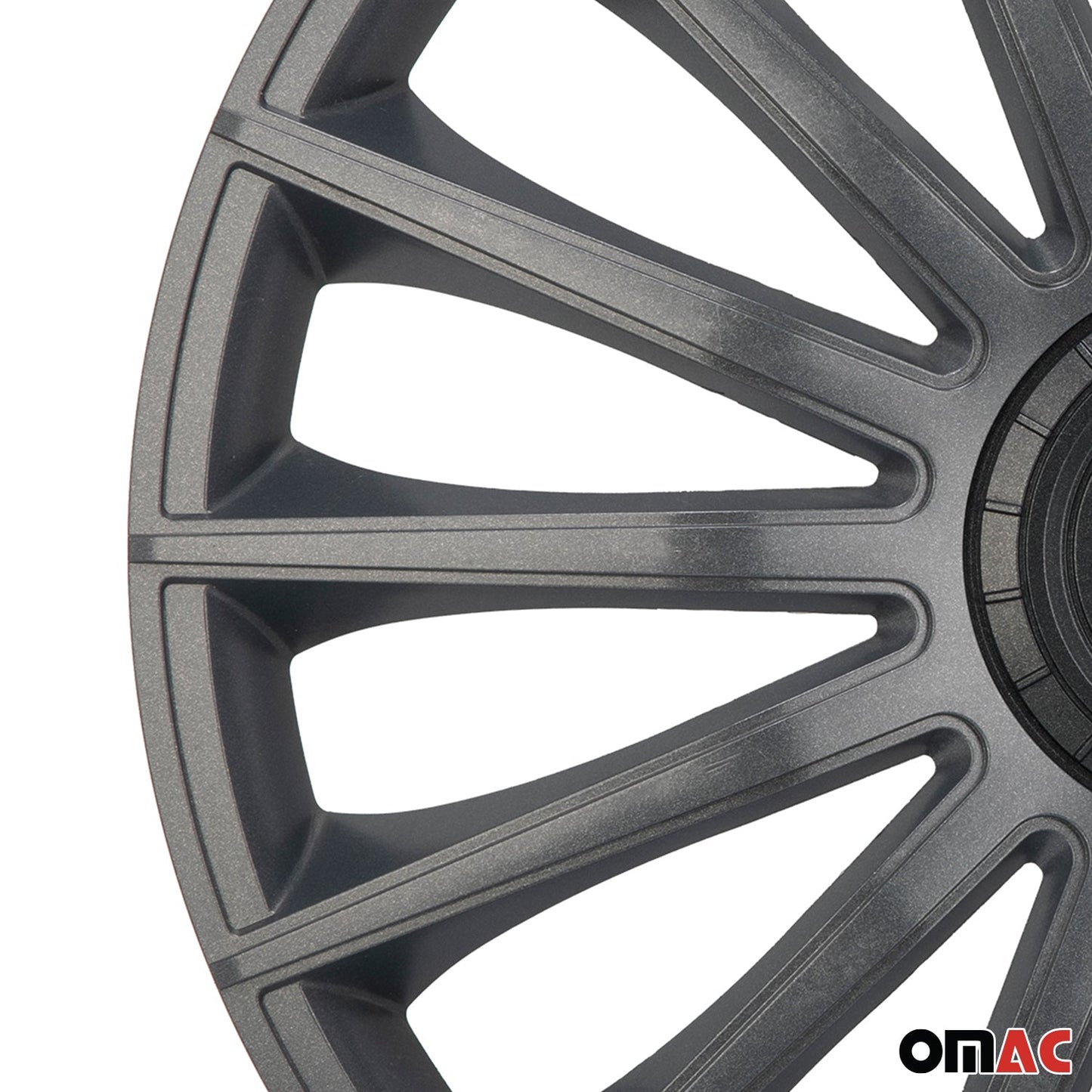 Radkappen Radzierblenden Sparco Treviso 15" Zoll Auto Abdeckung Set Grau 4x