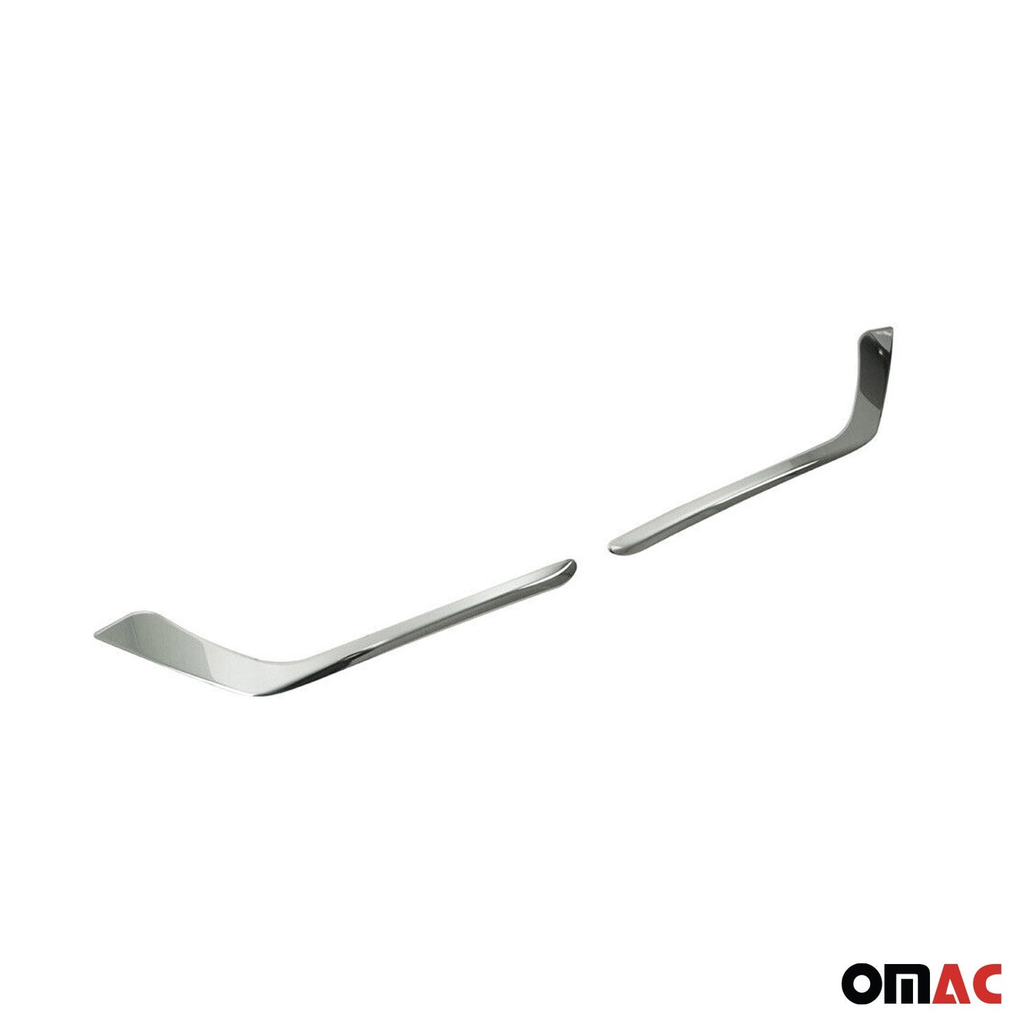 Obramowanie lampy przeciwmgielnej do Forda Transita Tourneo Custom, stal nierdzewna, 2x