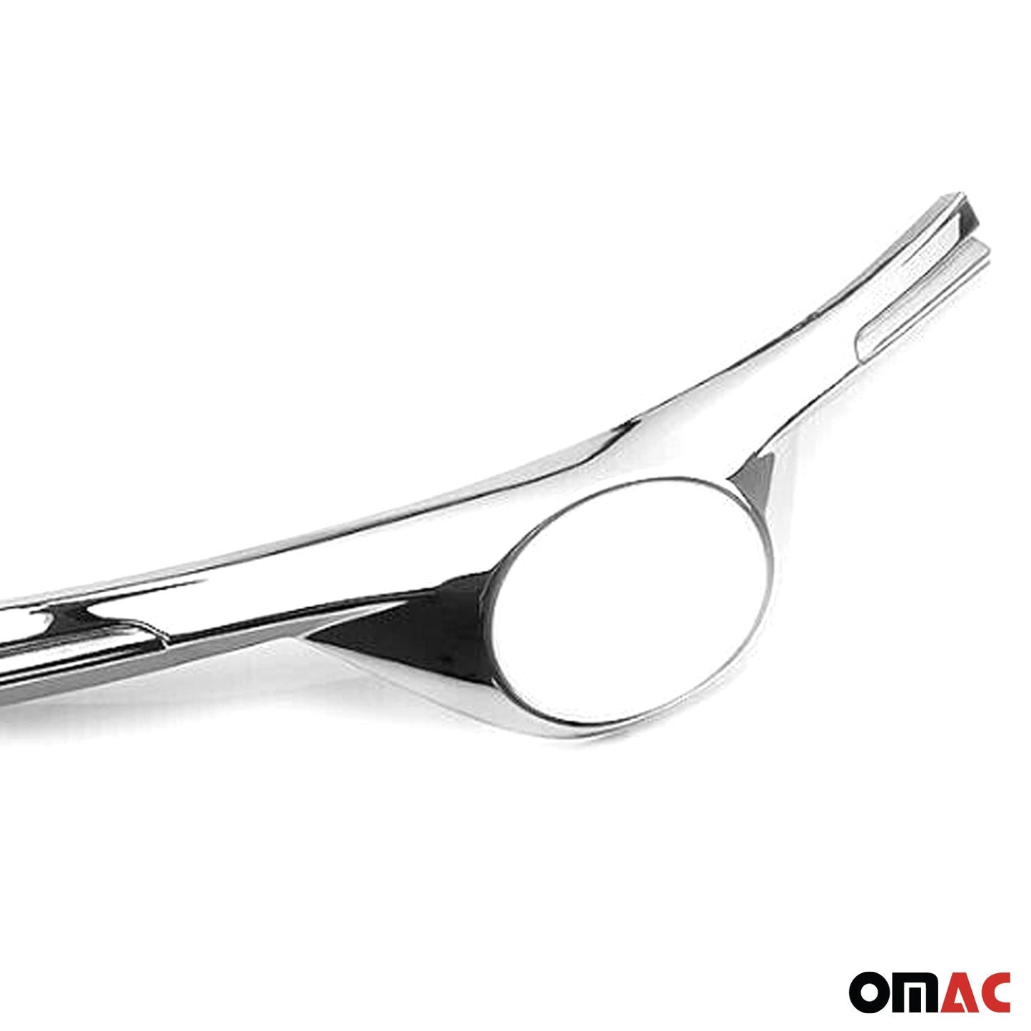 Kühlergrill Leisten Grillleisten für Toyota RAV4 2018-2025 Chrom ABS Silber 1tlg