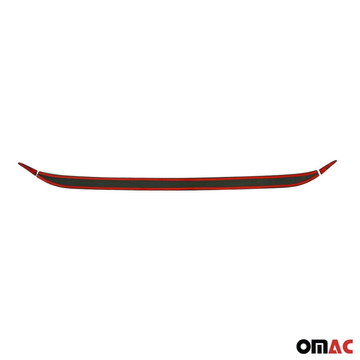 Bandă decorativă portbagaj, bandă decorativă spate pentru Jeep Renegade 2014-2024, fibră de carbon, negru, set 3 piese