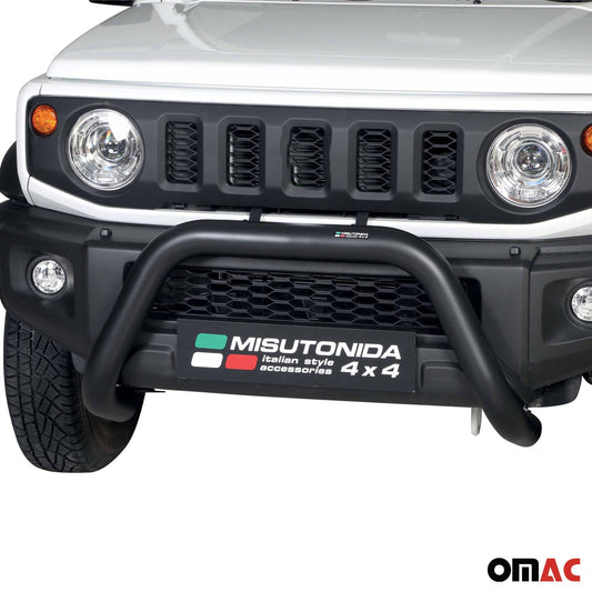 Bară de protecție/buton față pentru Suzuki Jimny 2018-2025 ø76mm oțel negru