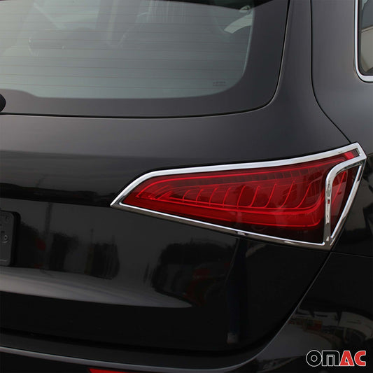 Rückleuchten Rücklicht Rahmen Zierblende für Audi Q5 8RB 2008-2017 Abs Chrom 2x