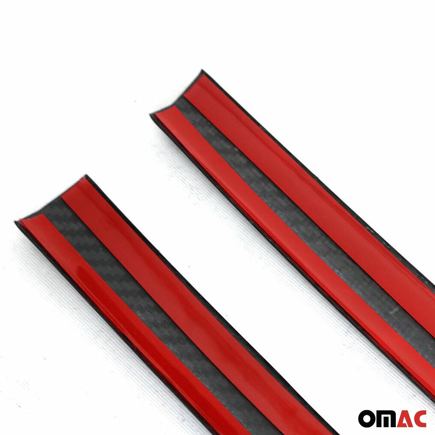 Kühlergrill Leisten Grillleisten für VW Caddy 2015-2020 Kohlefaser Schwarz 2tlg