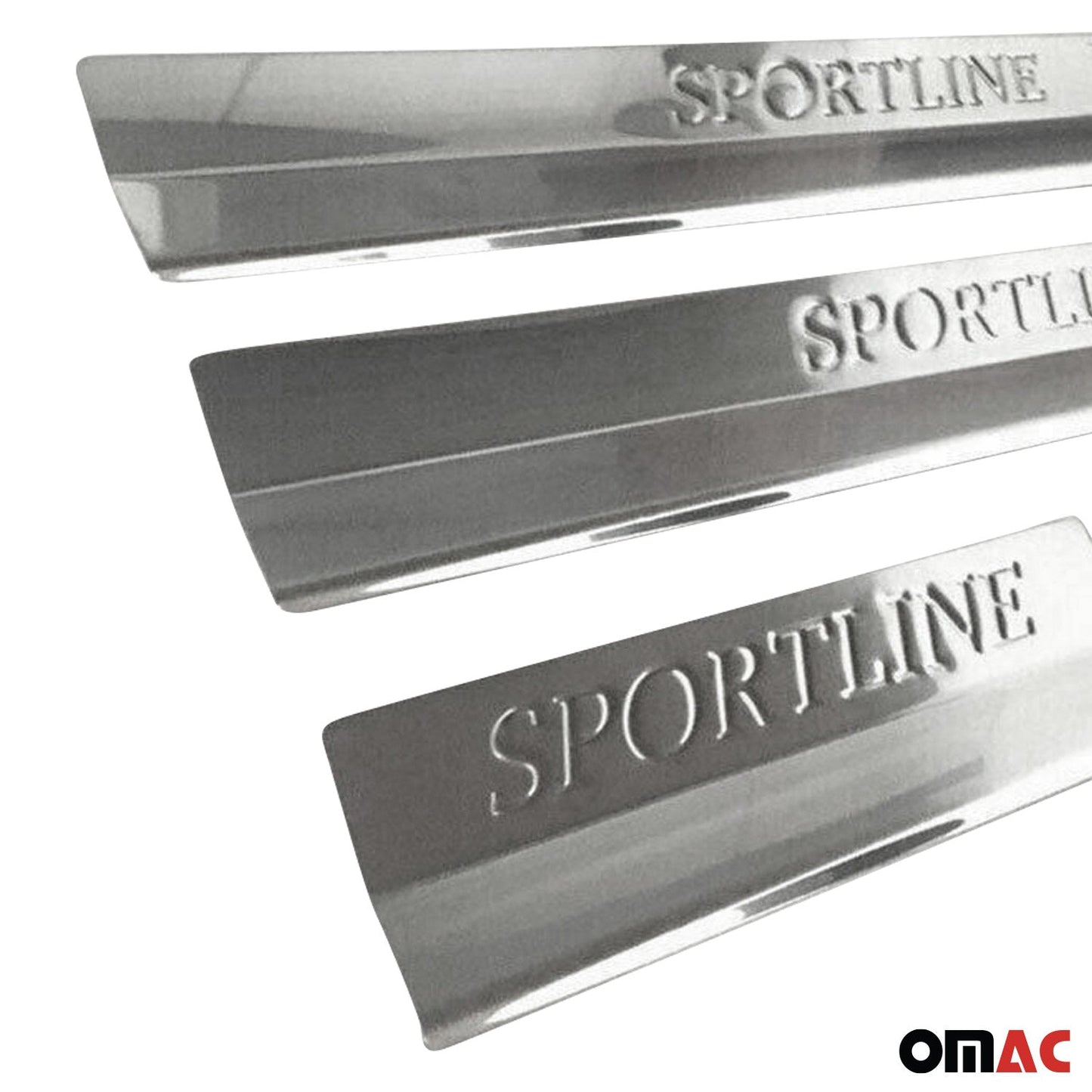 Ornamente prag uși pentru BMW Seria 3 Z3 E36 1990-2000, oțel inoxidabil, argintiu, set 4 piese